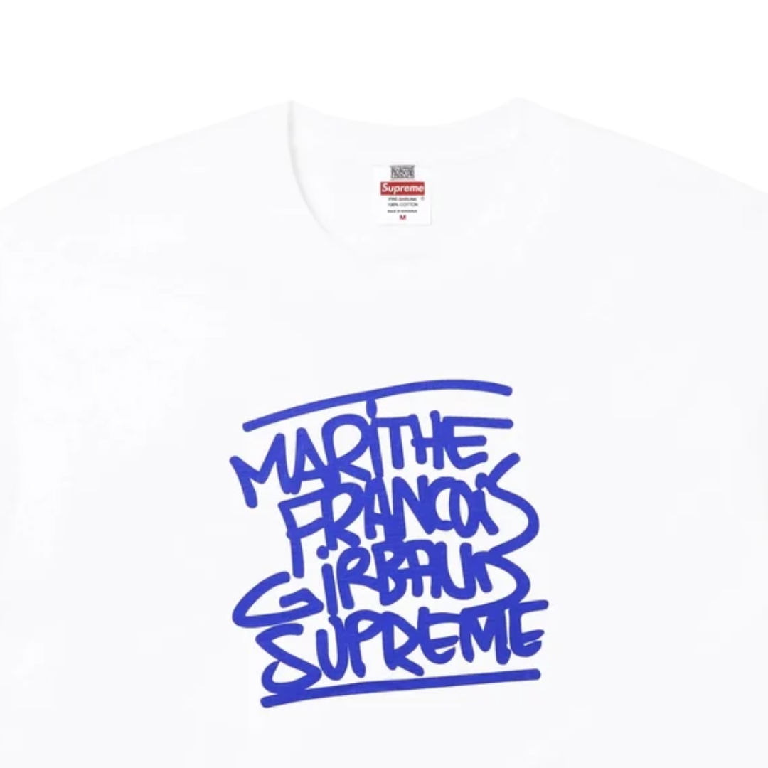 Supreme Marithé + François Girbaud Tee White (SS25)