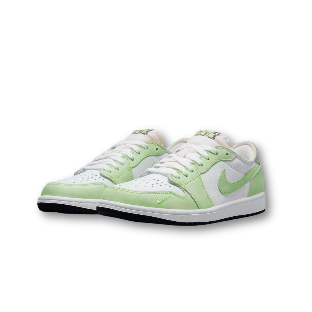 Jordan 1 Retro Low White Ghost Green Black