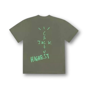 Travis Scott Jordan Cactus Jack Highest T Shirt Olive