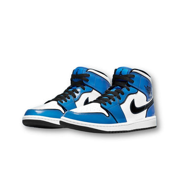 Jordan 1 Mid Signal Blue