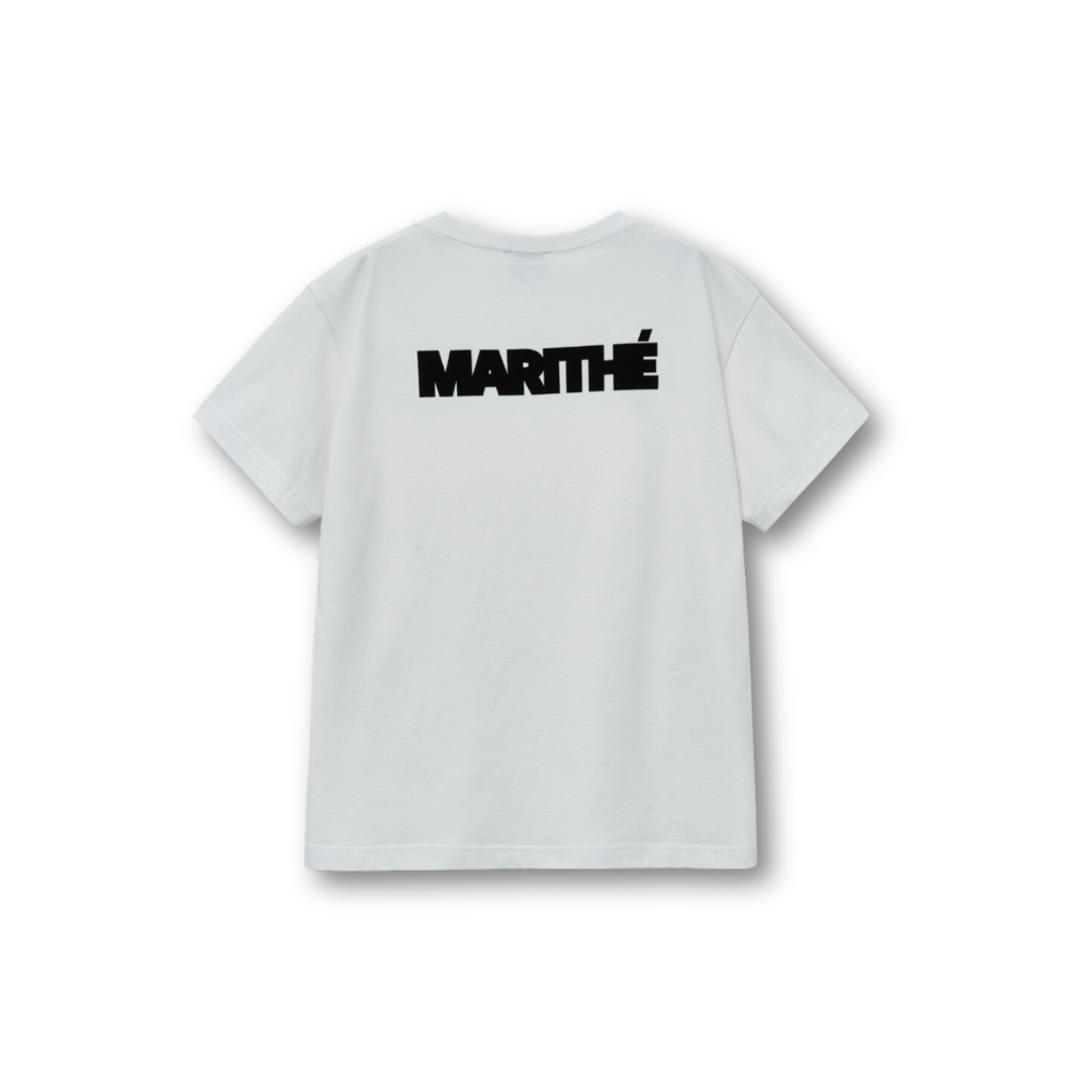 ★Marithe + Francois Girbaud★ UNION LOGO TEE white 1MG24STS 2_602d4c8e-9dd6-4fbf-b0d6-