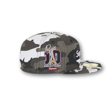 Supreme Shop Anniversary Box Logo New Era 59Fifty Fitted Hat (SS26) Snow Camo