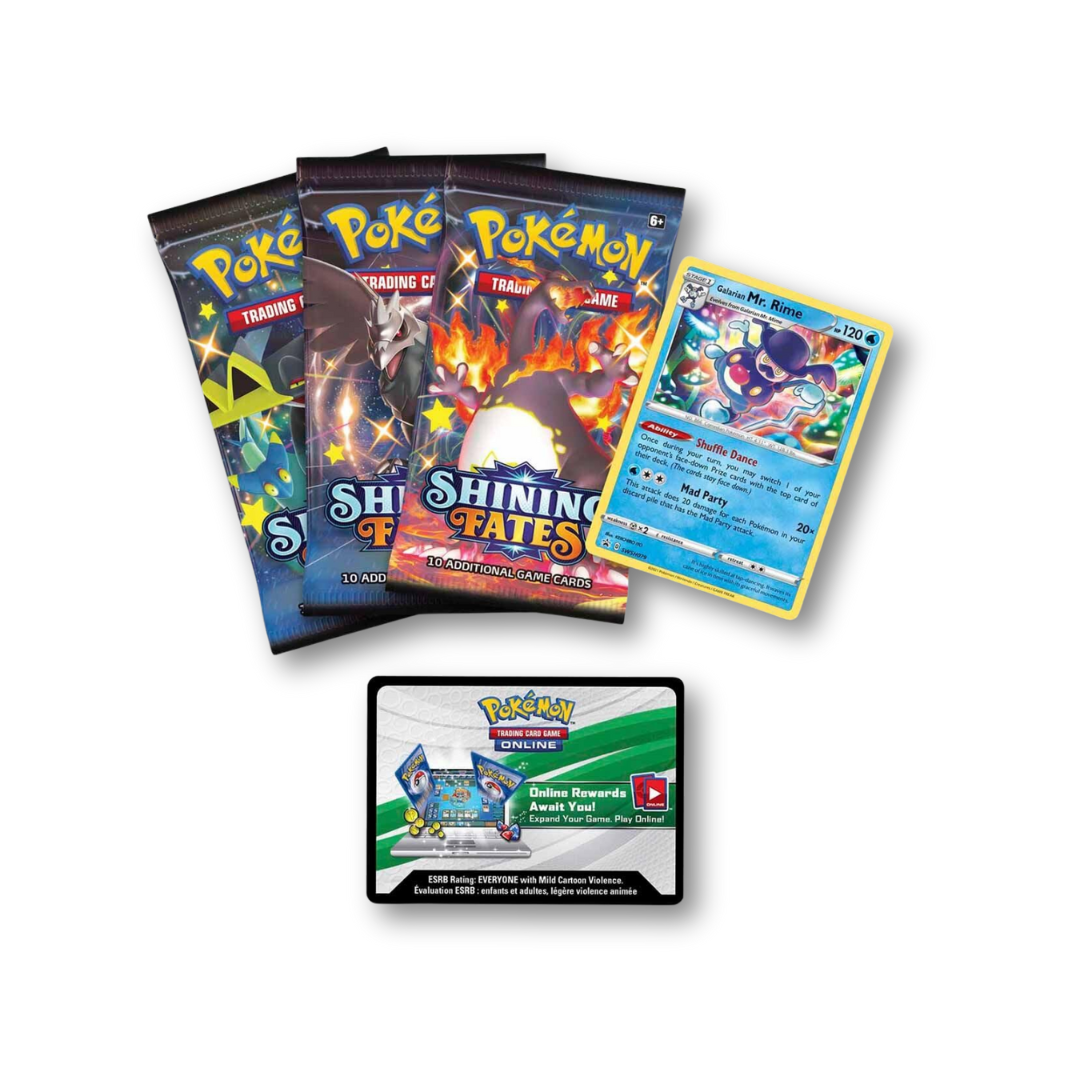 Pokémon TCG Sword & Shield Shining Fates Mad Party Pin Collection Polteageist