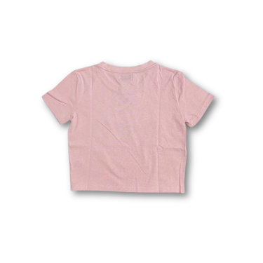 Sanrio Tan Hello Kitty Cropped Short Sleeve T-Shirt Pink