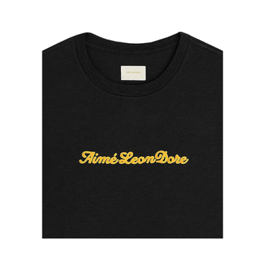 Aimé Leon Dore Puff Print Slub Logo Tee Jet Set