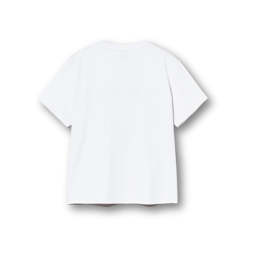 Marithé François Girbaud Lettering Logo Oversized Tee White
