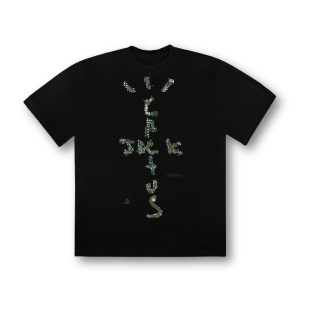 Travis Scott Motherboard Logo Youth T-Shirt Black