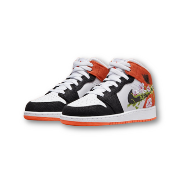 Jordan 1 Mid SE Basketball Blossom (GS)