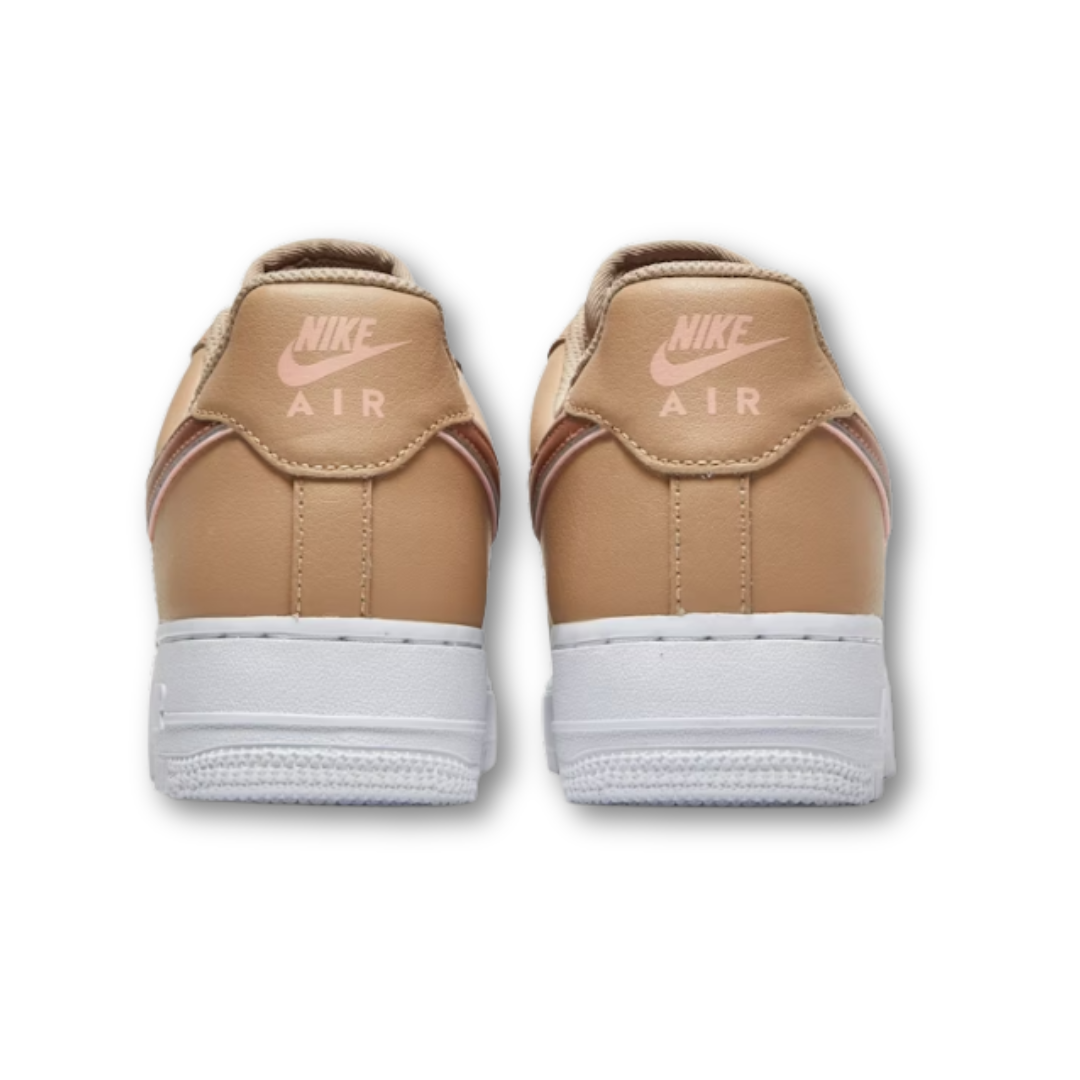 Nike Air Force 1 '07 Tan Metallic Rose Gold (Women's)