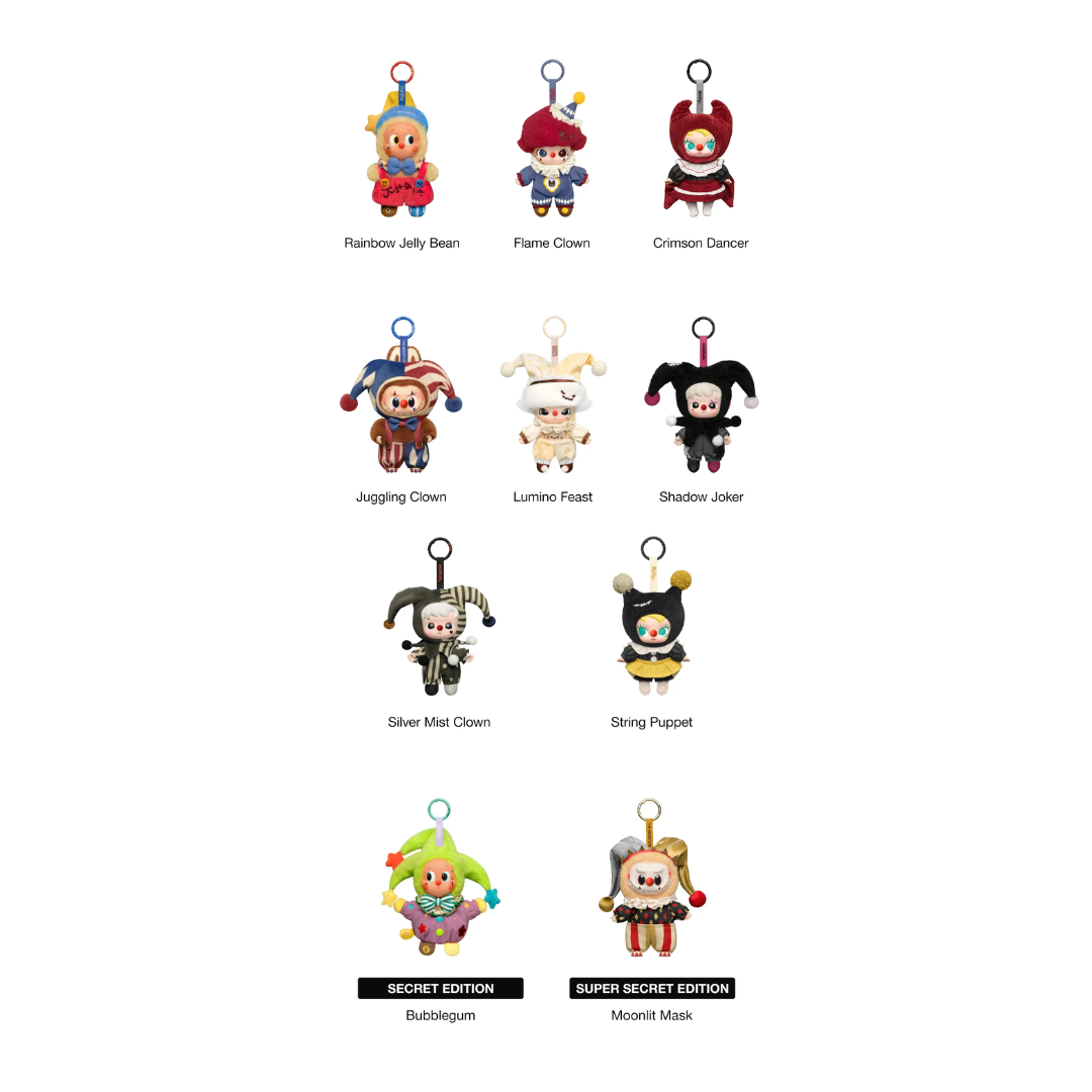 Pop Mart WHY SO SERIOUS Series Vinyl Plush Pendant *Individual