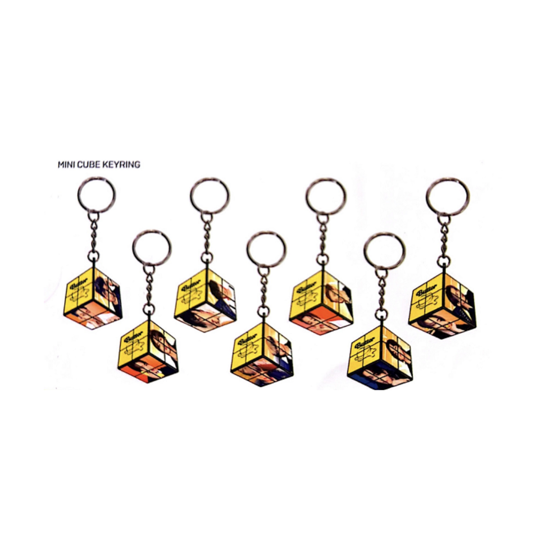 BTS Mini Keyring Cube Butter Set