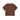 Marithé François Girbaud W Lettering Logo Crop Tee Brown