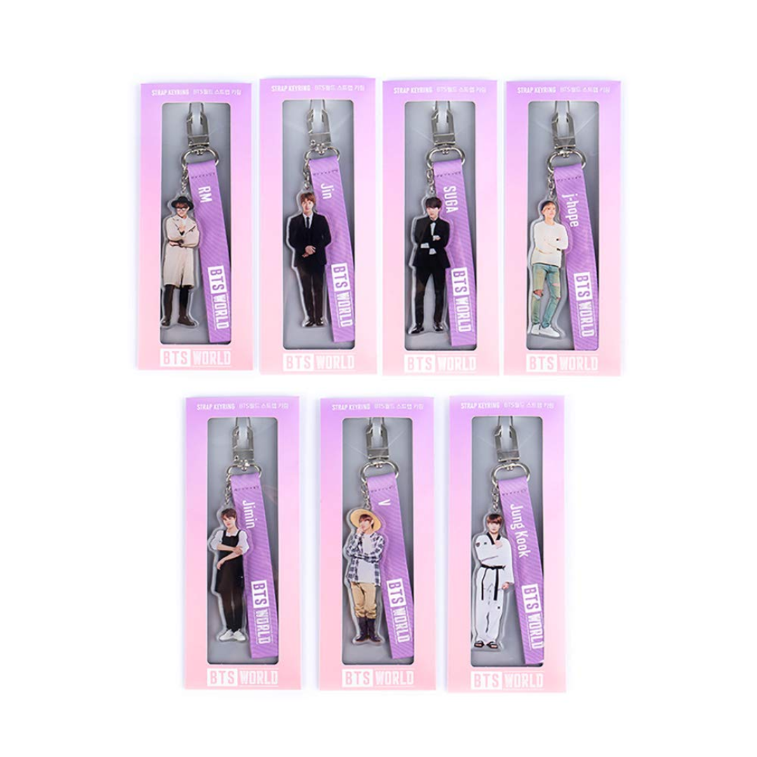 BTS WORLD Strap Keyring