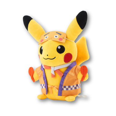 Pokémon Center Fukuoka R Plush Toy Pikachu with Niwaka Mask