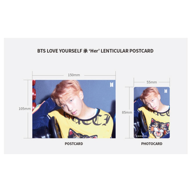 BTS LENTICULAR POSTCARD VER.2 (LOVE YOURSELF 承 'Her')