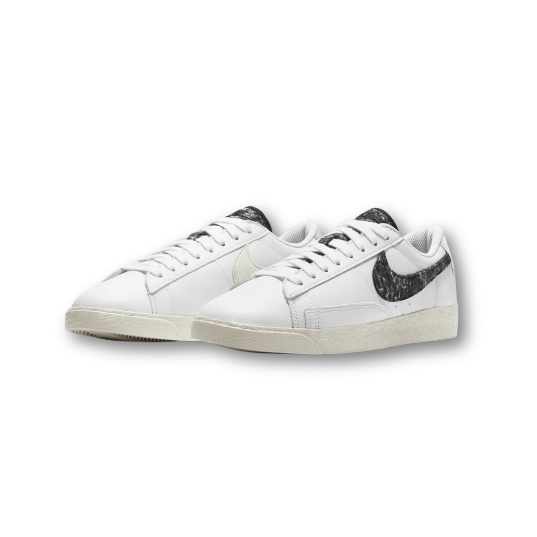 Nike Blazer Low SE 'Recycled Wool Pack'- 'White Black'