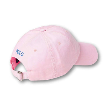 Polo Ralph Lauren Logo Embroidered Curved Peak Baseball Cap Pink
