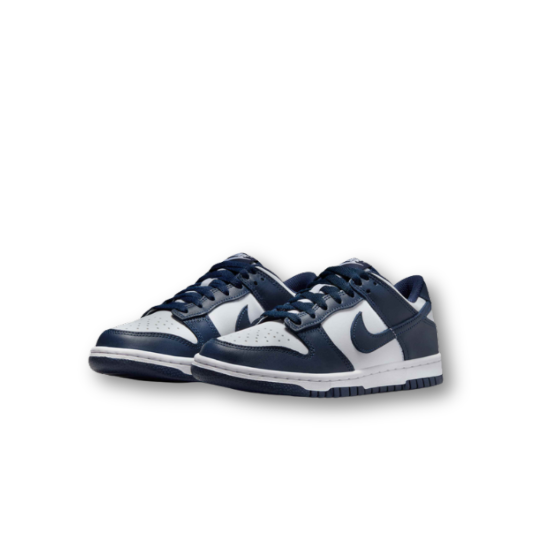 Nike Dunk Low White Midnight Navy (GS)