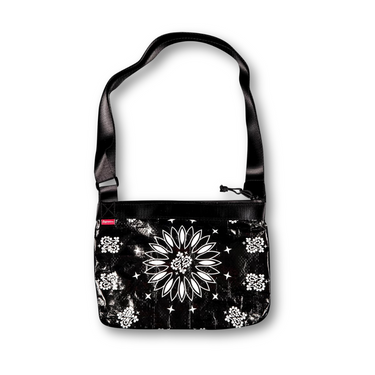 Supreme Bandana Tarp Side Bag Black