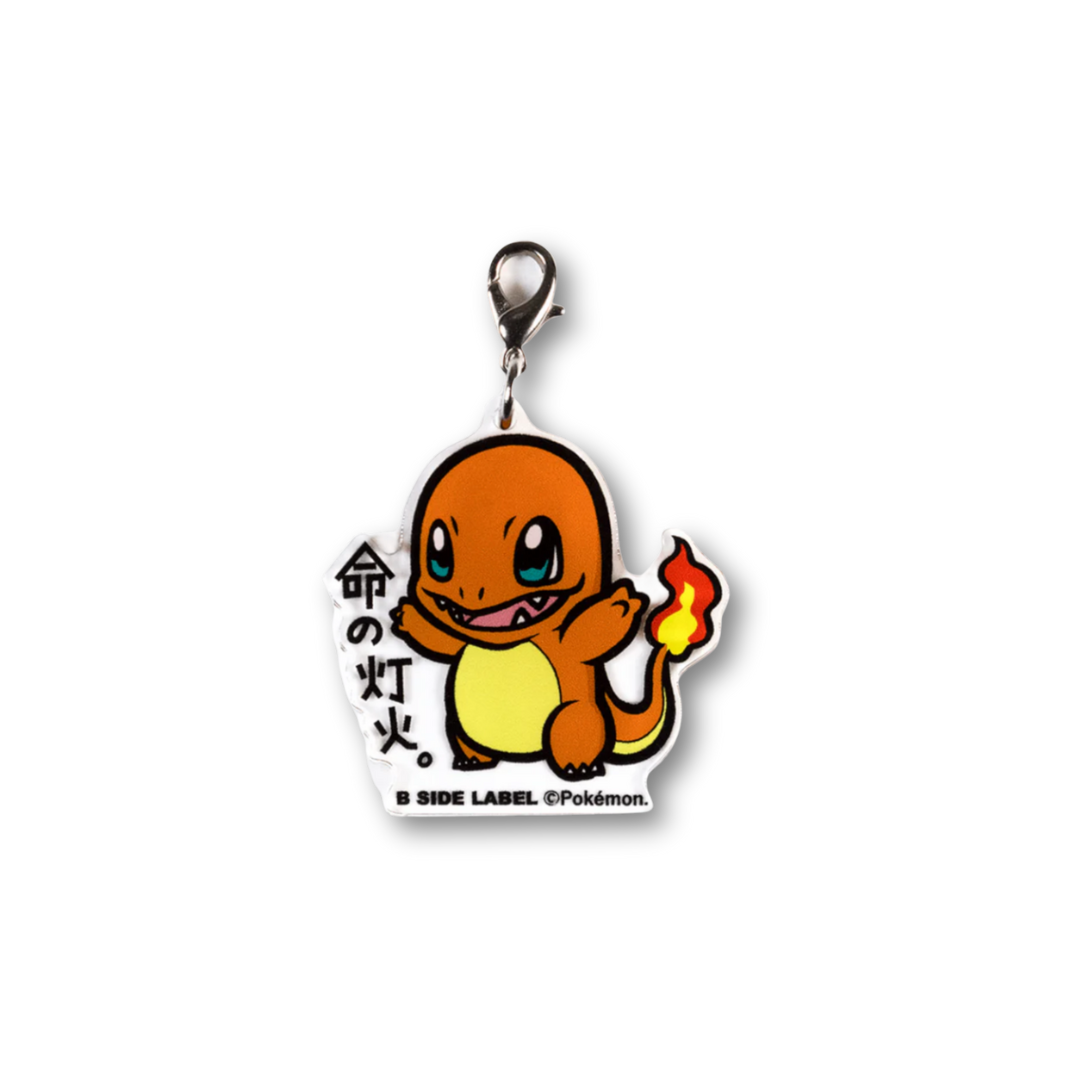 Pokémon B-Side Label Acrylic Charm Charmander