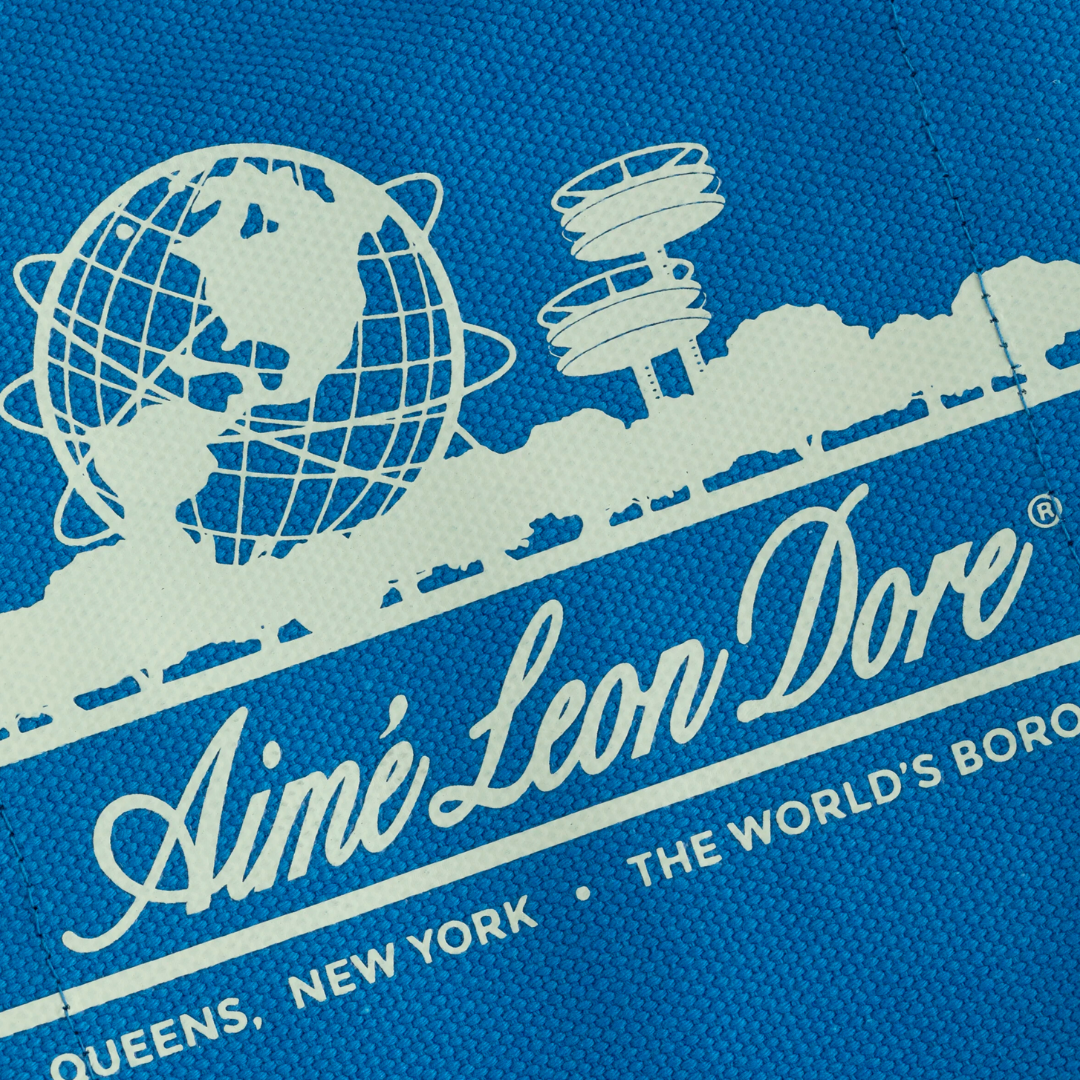 Aime Leon Dore Small Unisphere Tote Bag Royal Blue