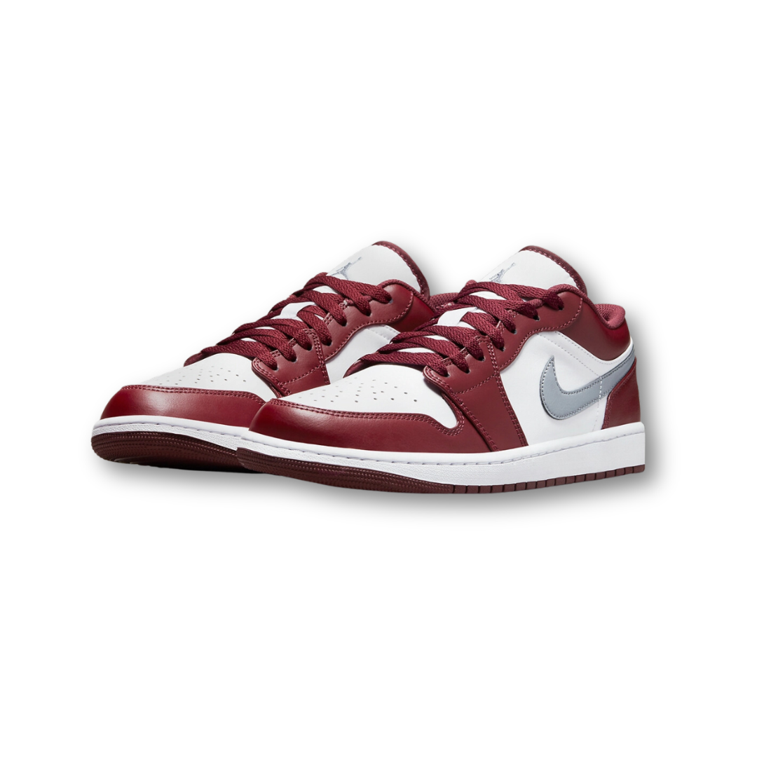 Air Jordan 1 Low White Bordeaux