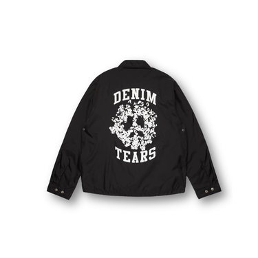 Denim Tears Peace Wreath Coaches Jacket Black