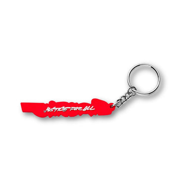 Supreme Futura Logo Keychain Red
