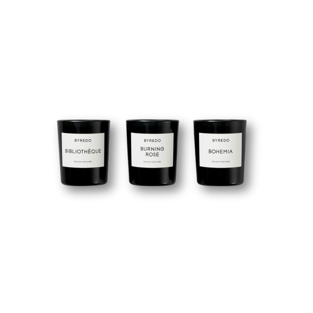 Byredo La Mini Sélection Bois Fragranced Candles (Limited Edition)