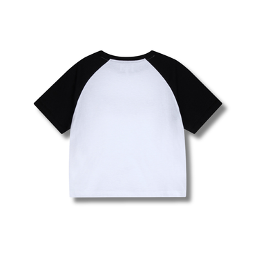Marithé François Girbaud W Raglan Regular Logo Tee Black