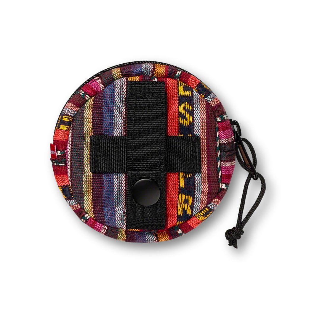 Supreme Woven Stripe Coin Pouch Multicolor