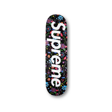 Supreme Airbrushed Floral Skateboard Deck Multi