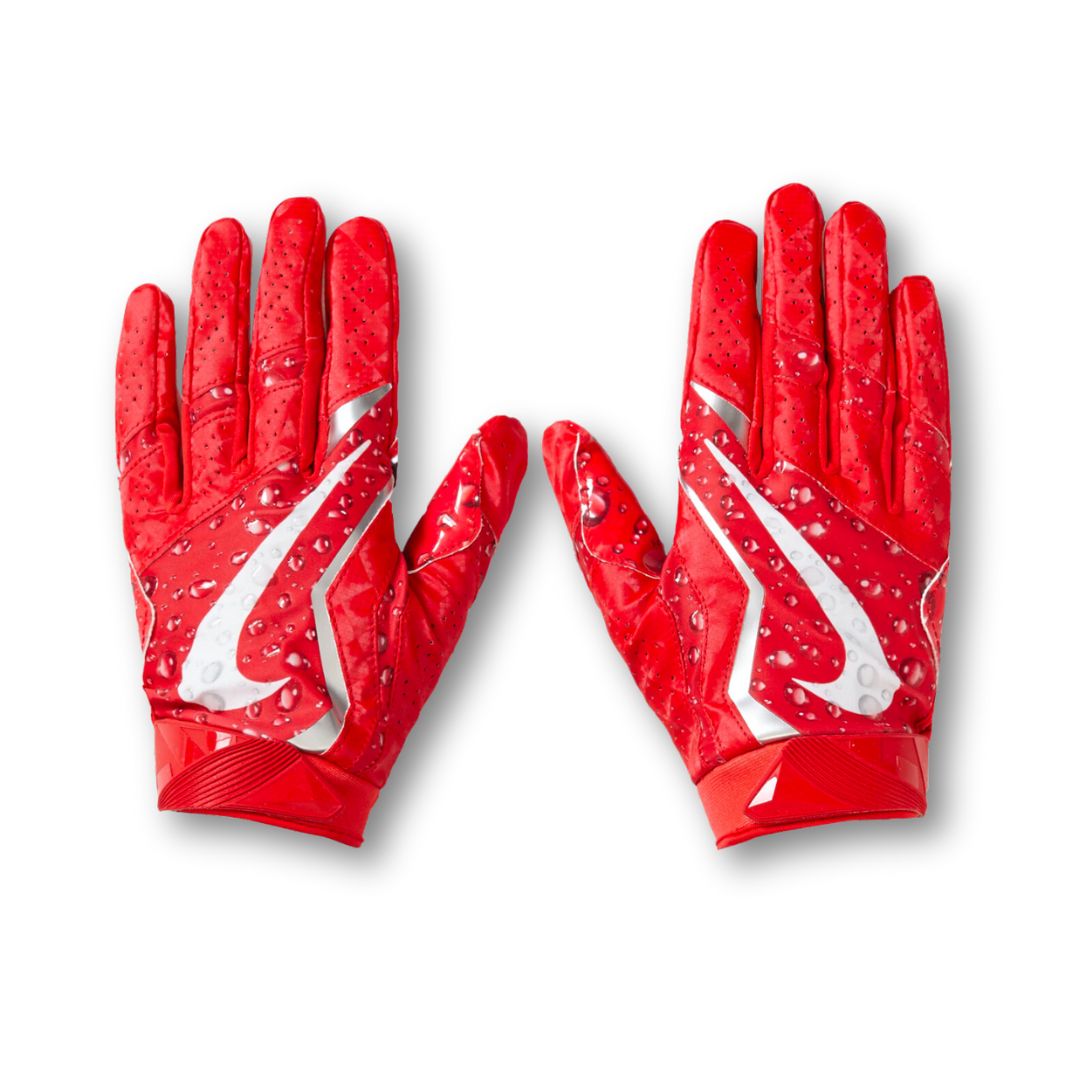 Supreme Nike Vapor Jet 4.0 Football Gloves Red