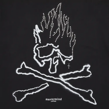 Travis Scott Cactus Jack For Mastermind Skull T-Shirt Black