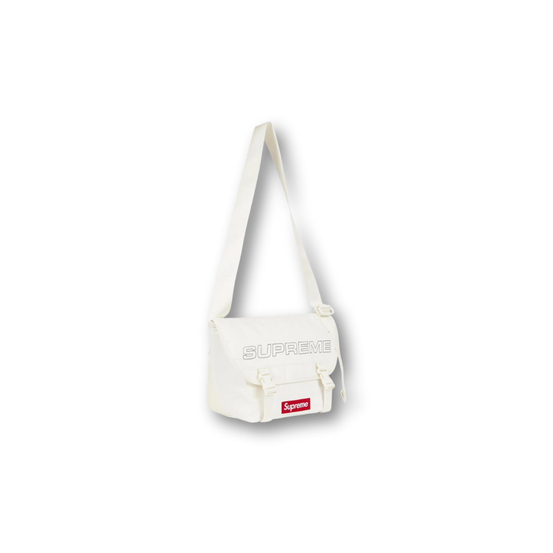 Supreme Denim Messenger Bag White (FW25)