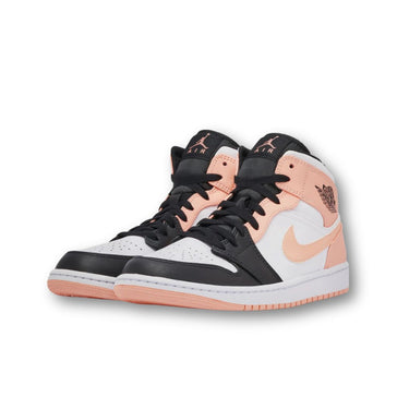 Jordan 1 Mid Arctic Orange Black Toe