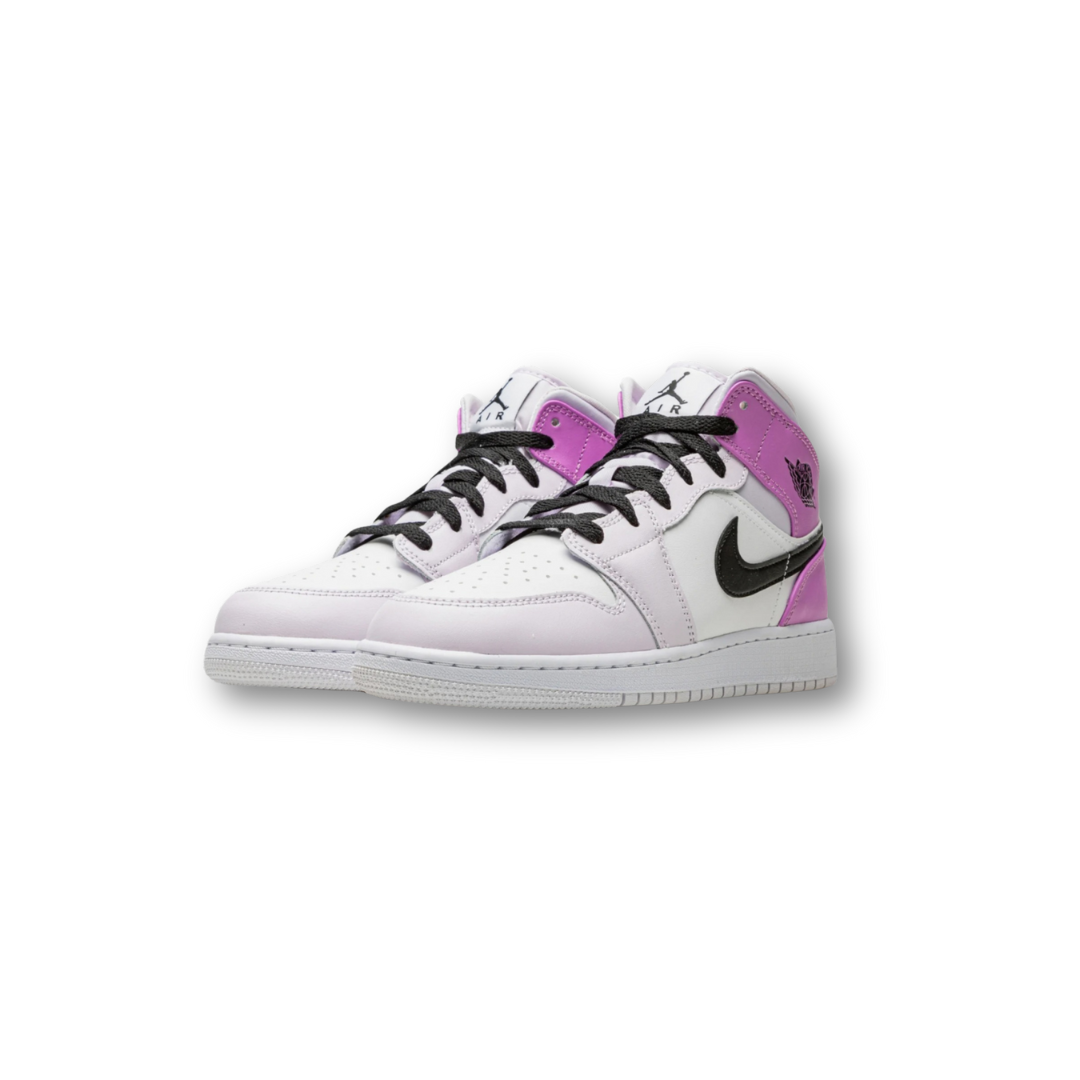 Jordan 1 Mid Barely Grape (GS)