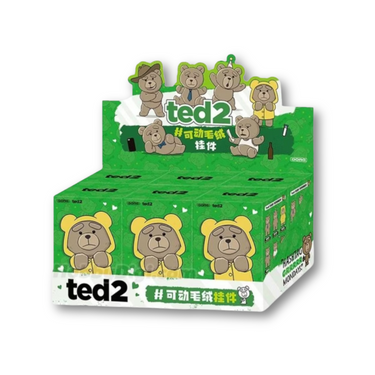 Pop Mart Ted2 Teddy Bear Action Plush Pendant Blind Box *Individual