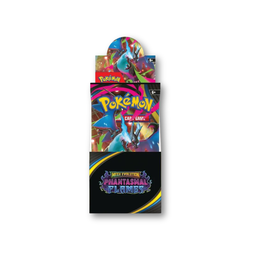 2025 Pokémon Mega Evolution Phantasmal Flames Half Booster Box