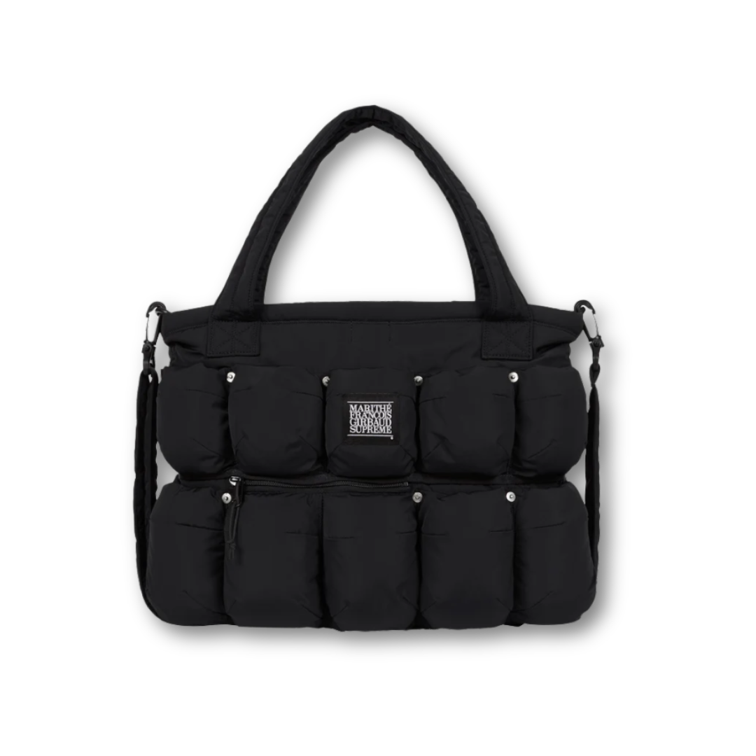 Supreme®/Marithé + François Girbaud Pokachu Puffer Tote Bag Black