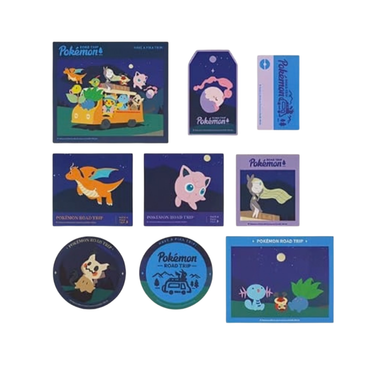 Pokémon Road Trip Series Sticker Set Night Version