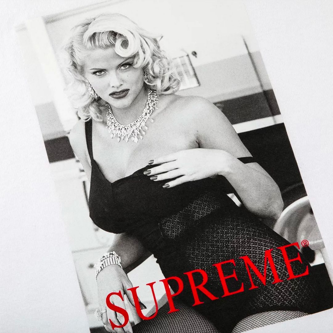 Supreme Anna Nicole Smith Tee White