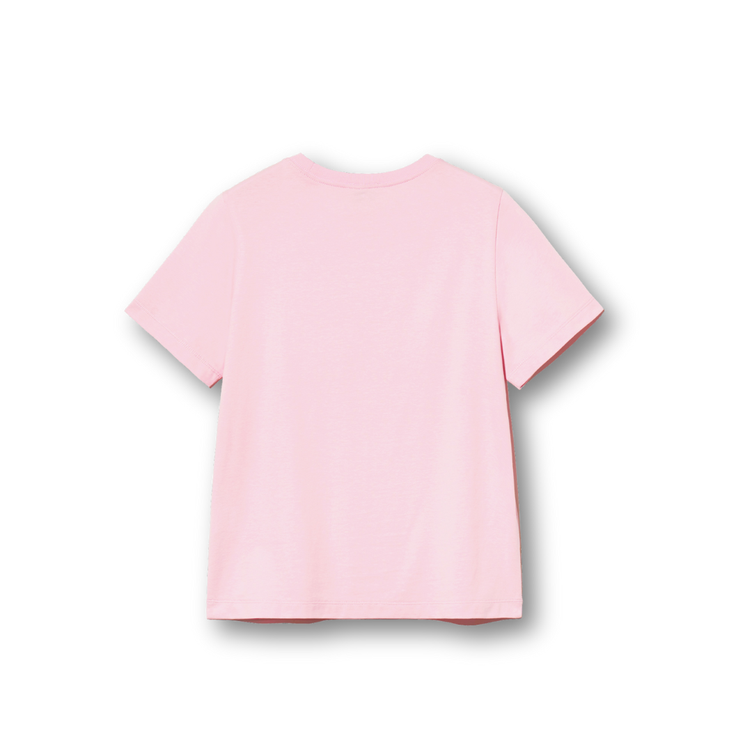 Marithé François Girbaud W Cursive Logo Tee Baby Pink
