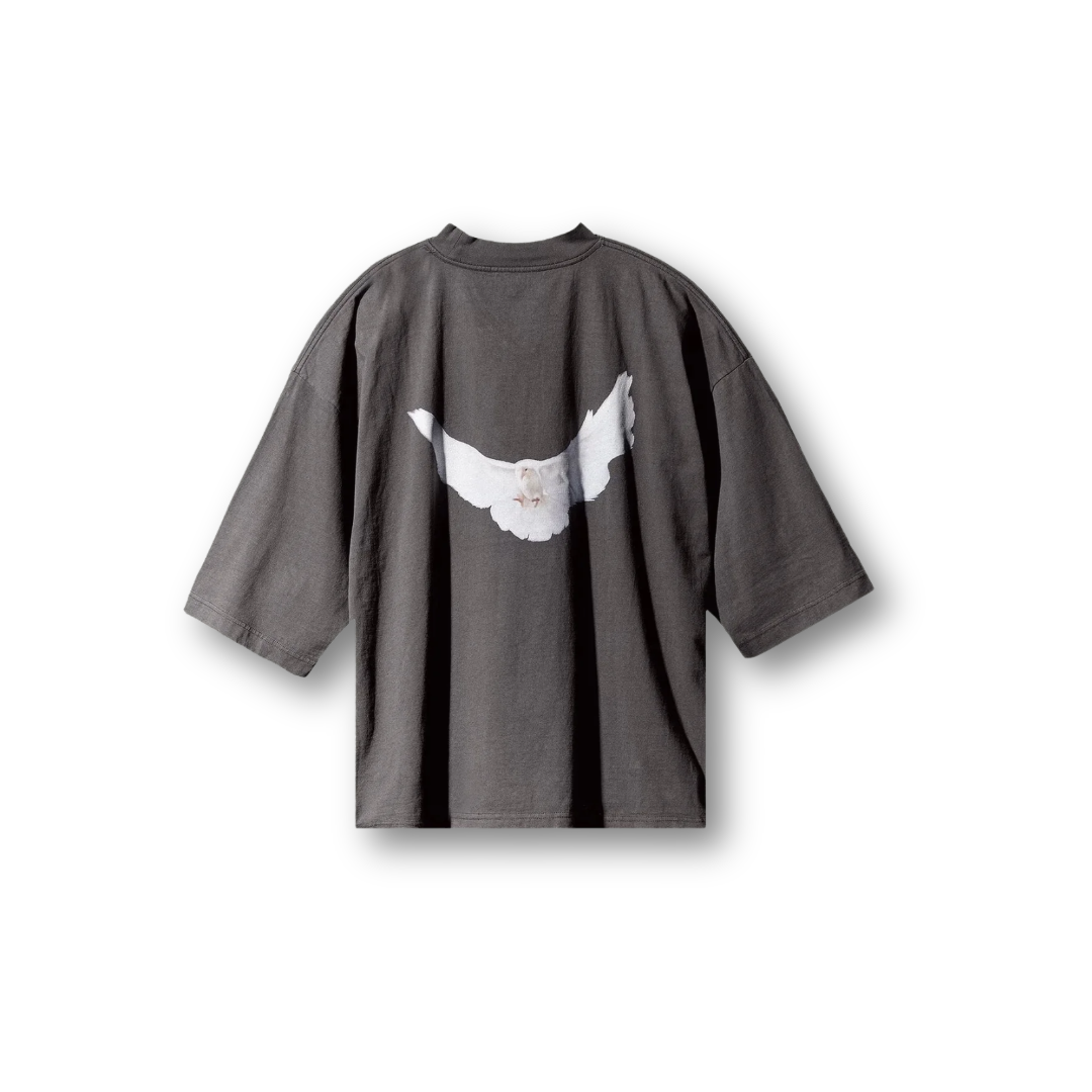 Yeezy Gap Engineered by Balenciaga Dove 3/4 Sleeve Tee Black