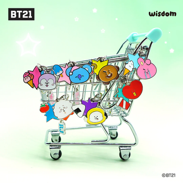 BT21 Metal Keyring