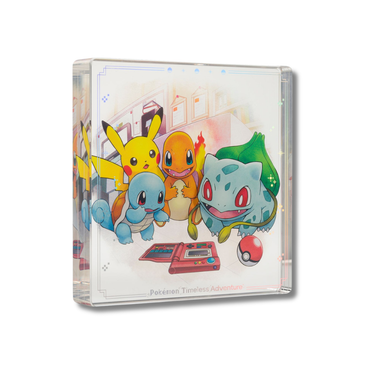 Pokemon Center Original Acrylic Block Pokémon Timeless Adventure Kanto
