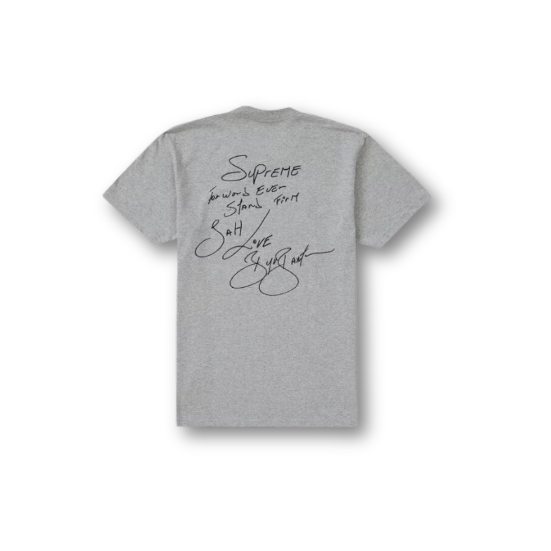 Supreme Buju Banton Tee Heather Grey