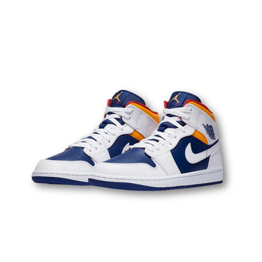 Jordan 1 Mid Royal Blue Laser Orange