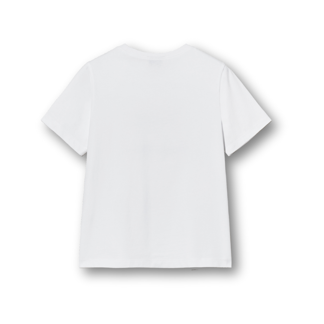 Marithé François Girbaud W Cursive Logo Tee White