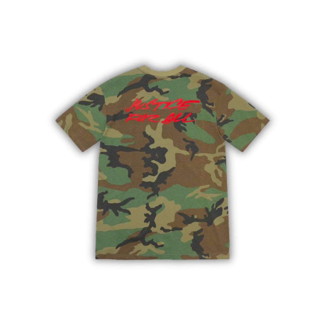 Supreme Futura Logo Tee Woodland Camo